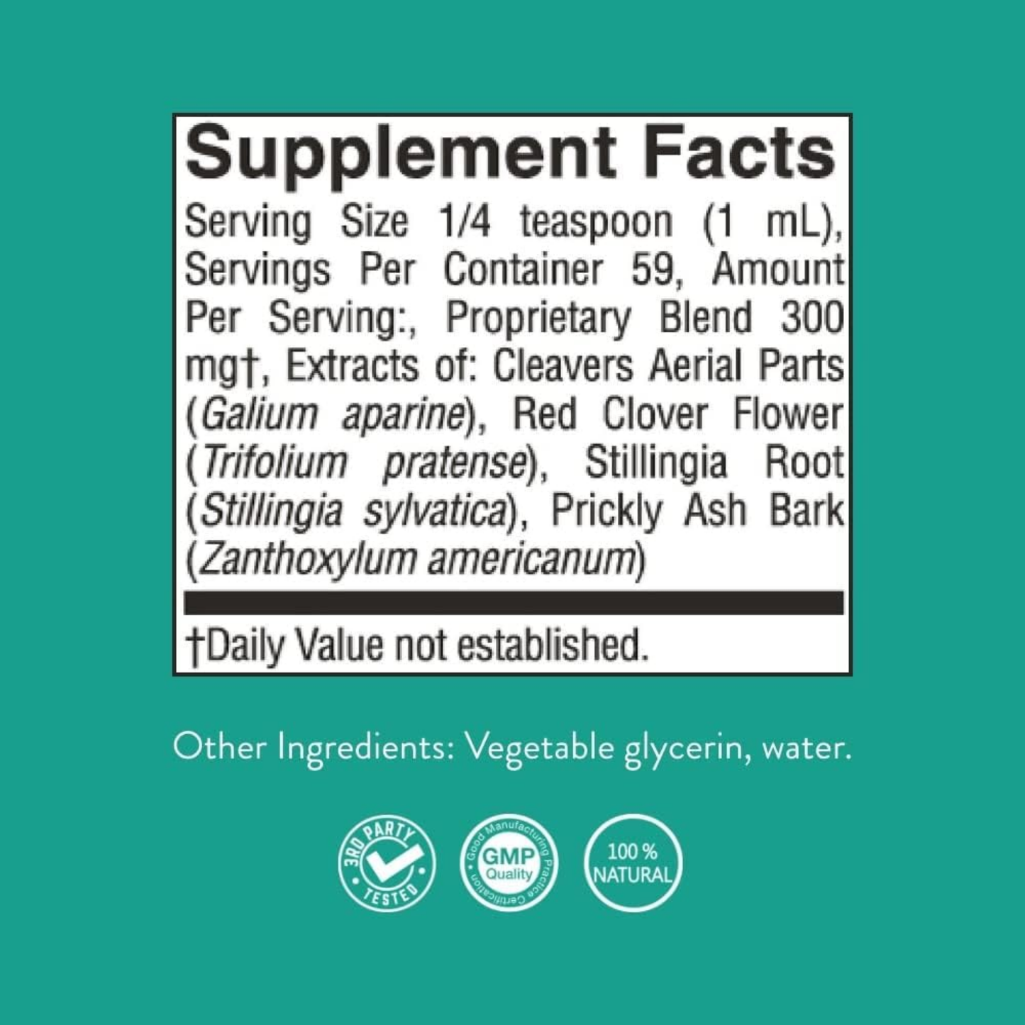 Lymphatic Drainage Supplement | Herbal Blend